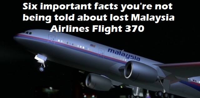 New data to consider when thinking about Malaysian Airlines Flight 370